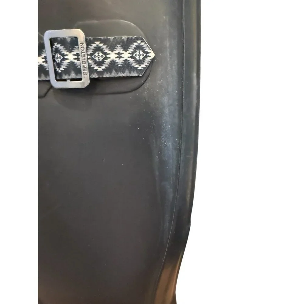 Pendelton Tall Classic Rubber Rain Boots With Buckle Womens Sz 6 Good Condition